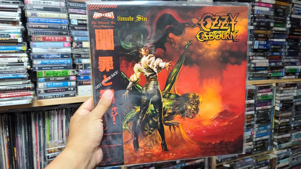 Ozzy Osbourne - The Ultimate Sin Vinyl Photo