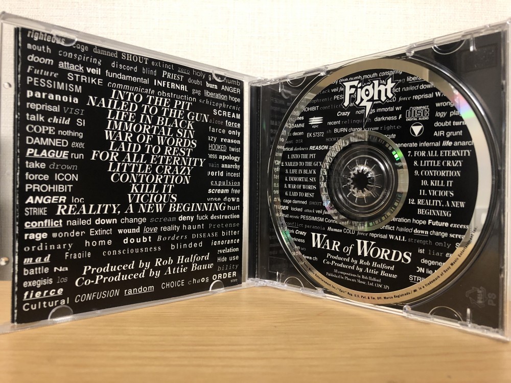 Fight - War of Words CD Photo