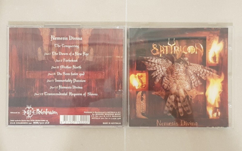 Satyricon - Nemesis Divina CD Photo