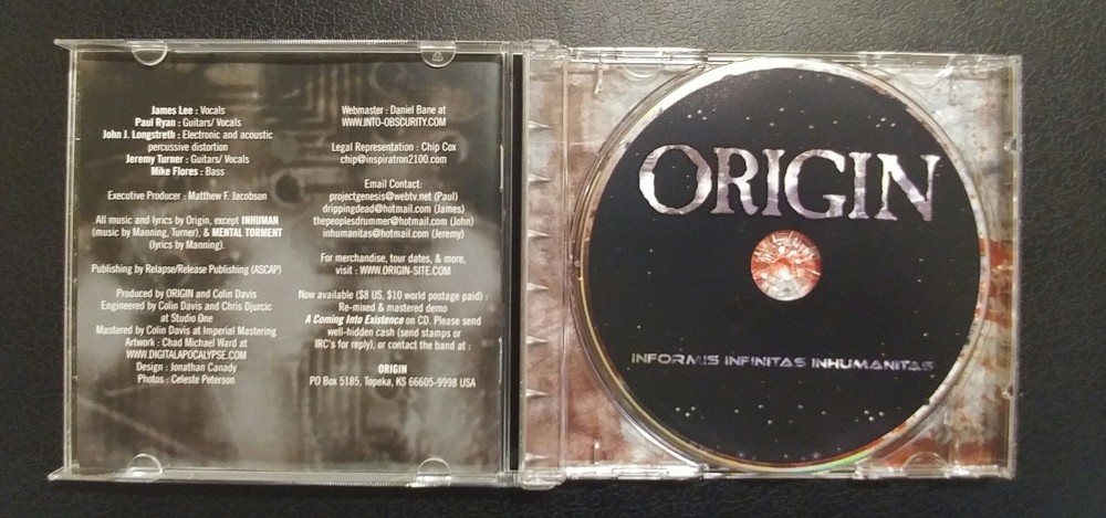 Origin - Informis Infinitas Inhumanitas CD Photo