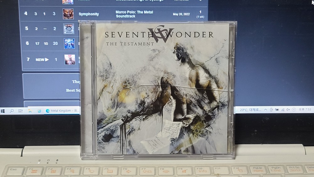Seventh Wonder - The Testament CD Photo