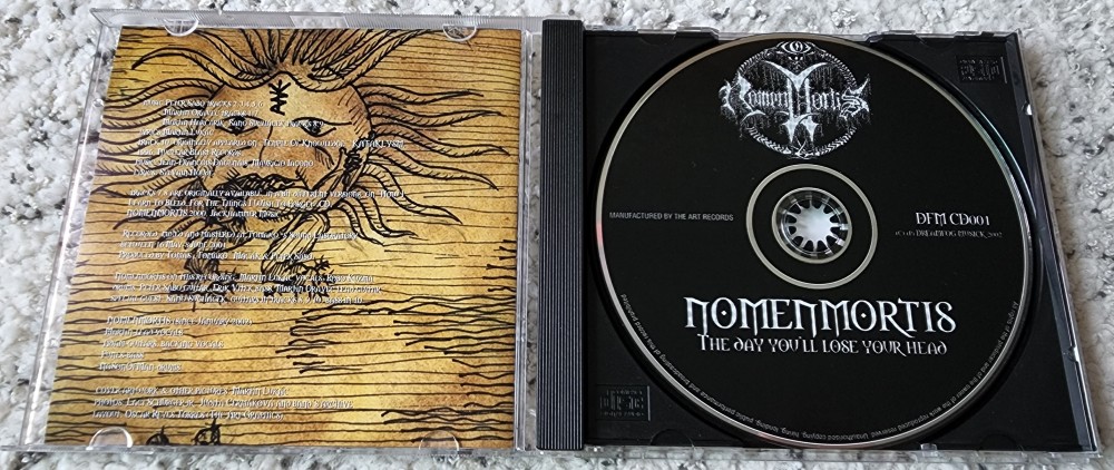 Nomenmortis - The Day You`ll Lose Your Head CD Photo