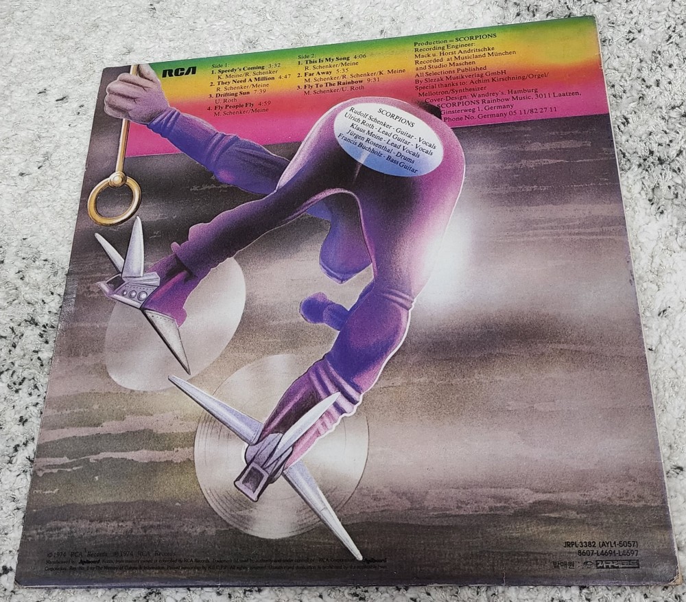 Scorpions - Fly to the Rainbow Vinyl Photo