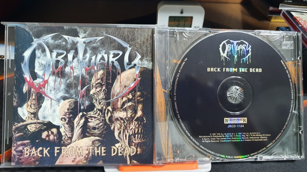 Obituary - Back From the Dead CD Photo