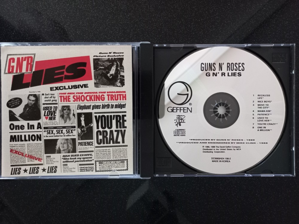 Guns N' Roses - G N' R Lies CD Photo