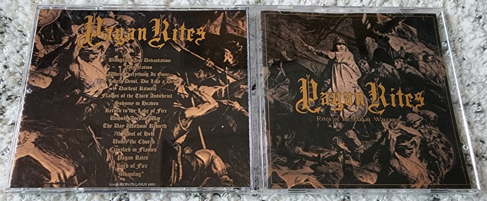Pagan Rites - Rites of the Pagan Warriors CD Photo
