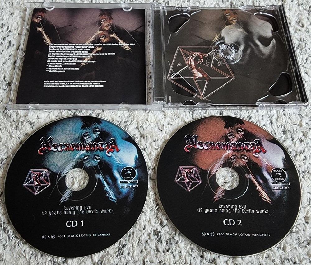 Necromantia - Covering Evil (12 Years Doing the Devil's Work) CD Photo