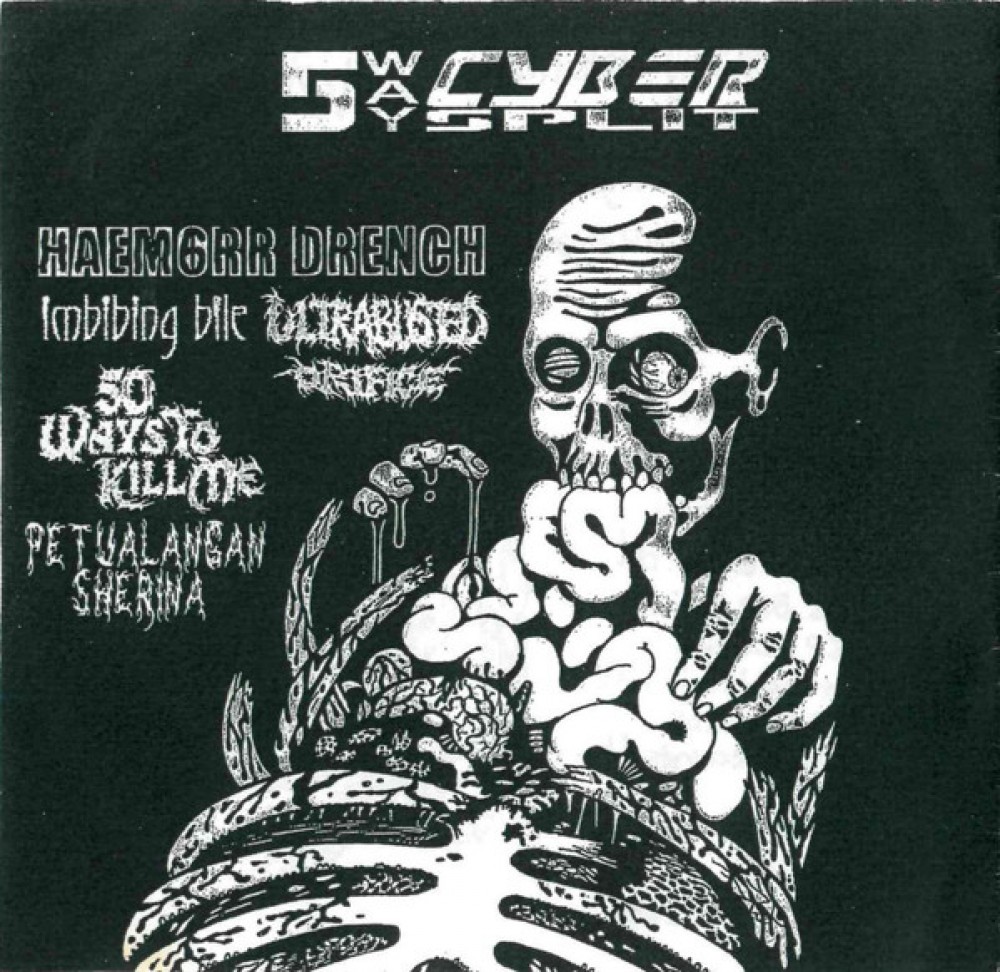 Haemorr Drench / Various Artists - 5 Way Cyber Split CD Photo