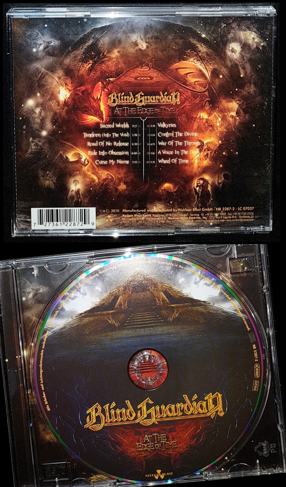 Blind Guardian - At the Edge of Time CD Photo