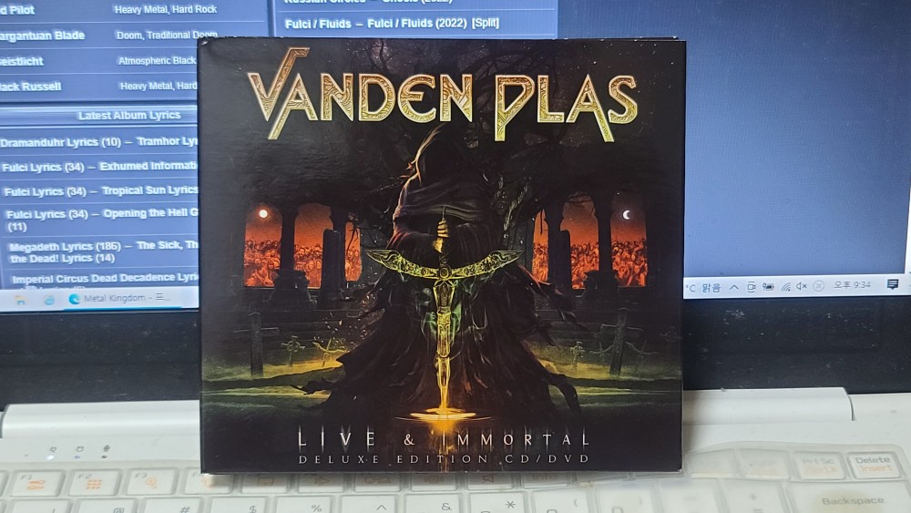 Vanden Plas - Live & Immortal CD, DVD Photo