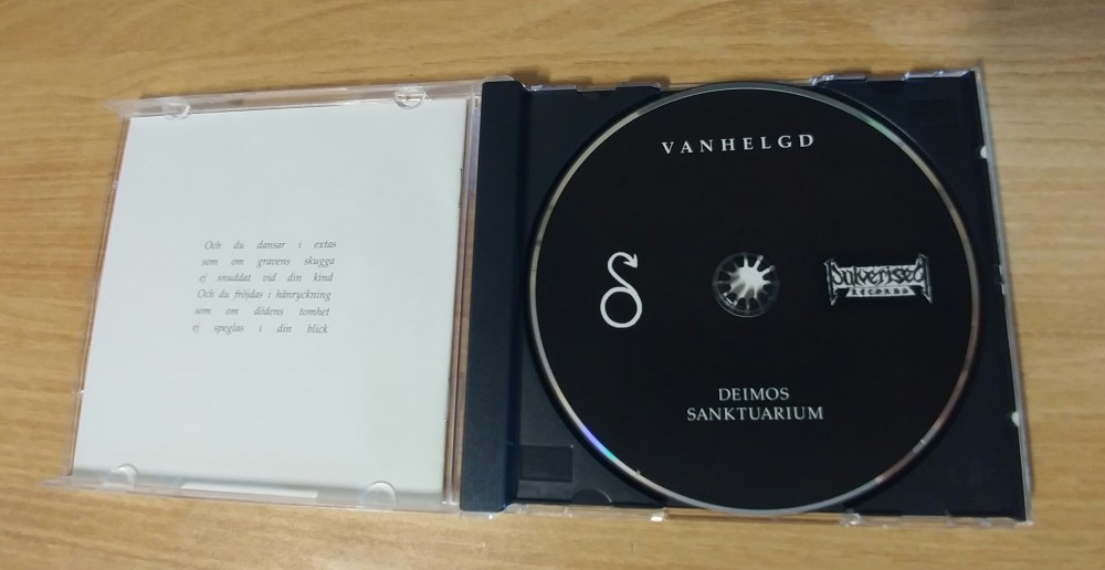 Vanhelgd - Deimos Sanktuarium CD Photo