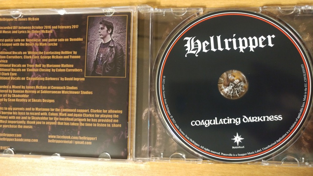 Hellripper - Coagulating Darkness CD Photo