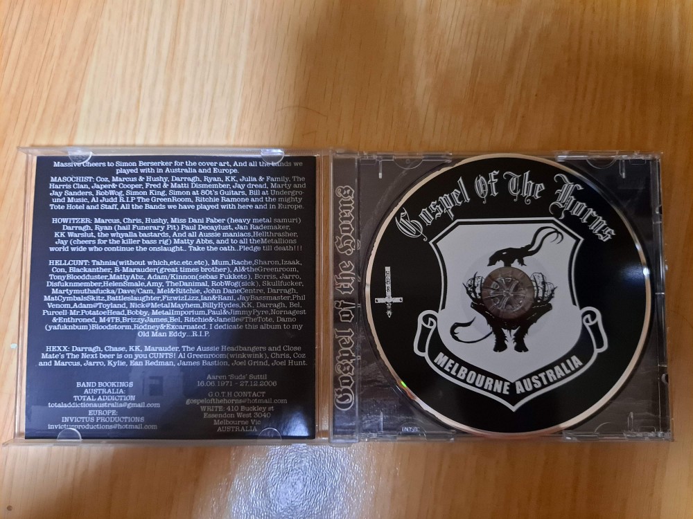 Gospel of the Horns - Realm of the Damned CD Photo