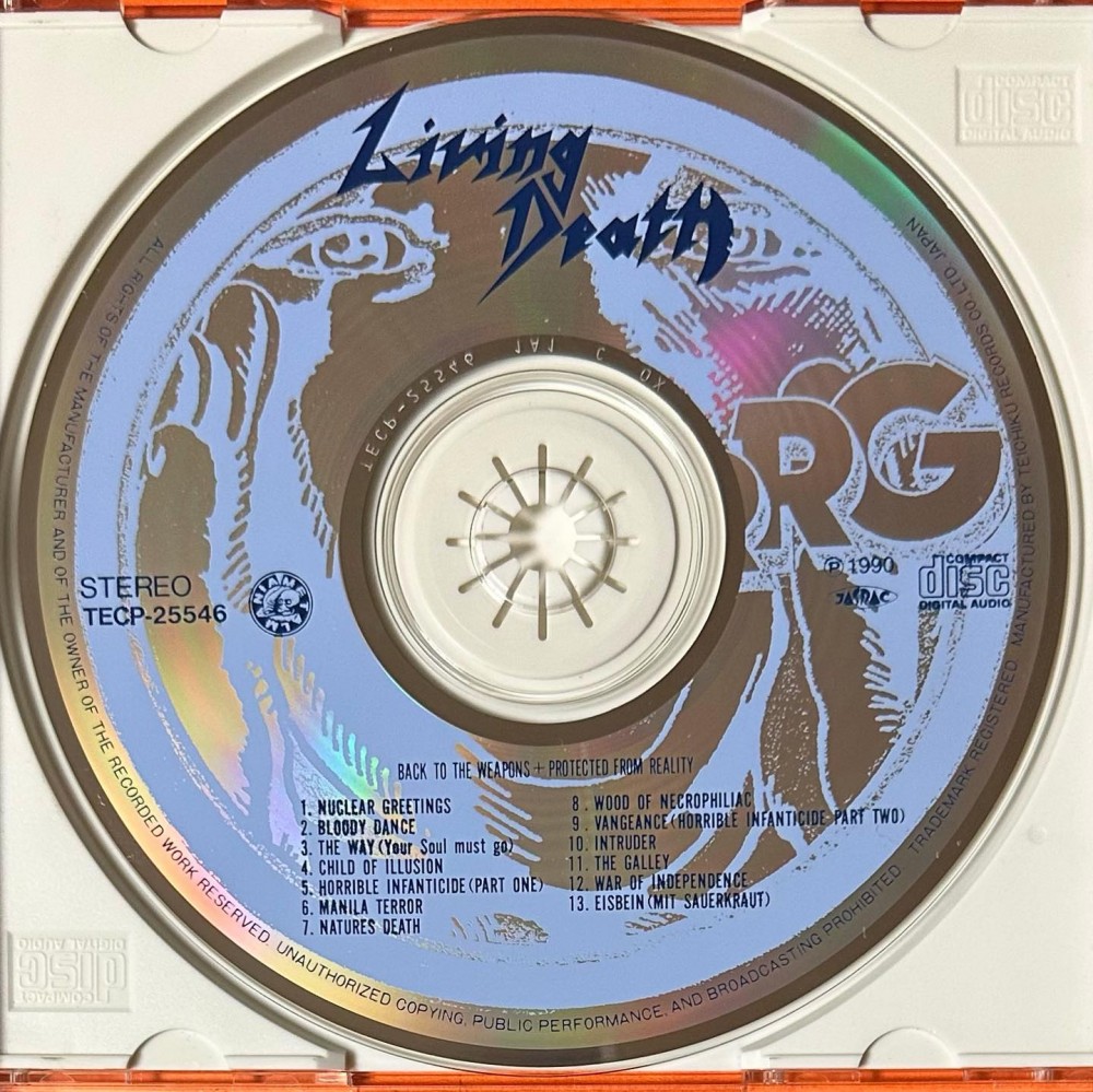Living Death - Protected from Reality CD Photo