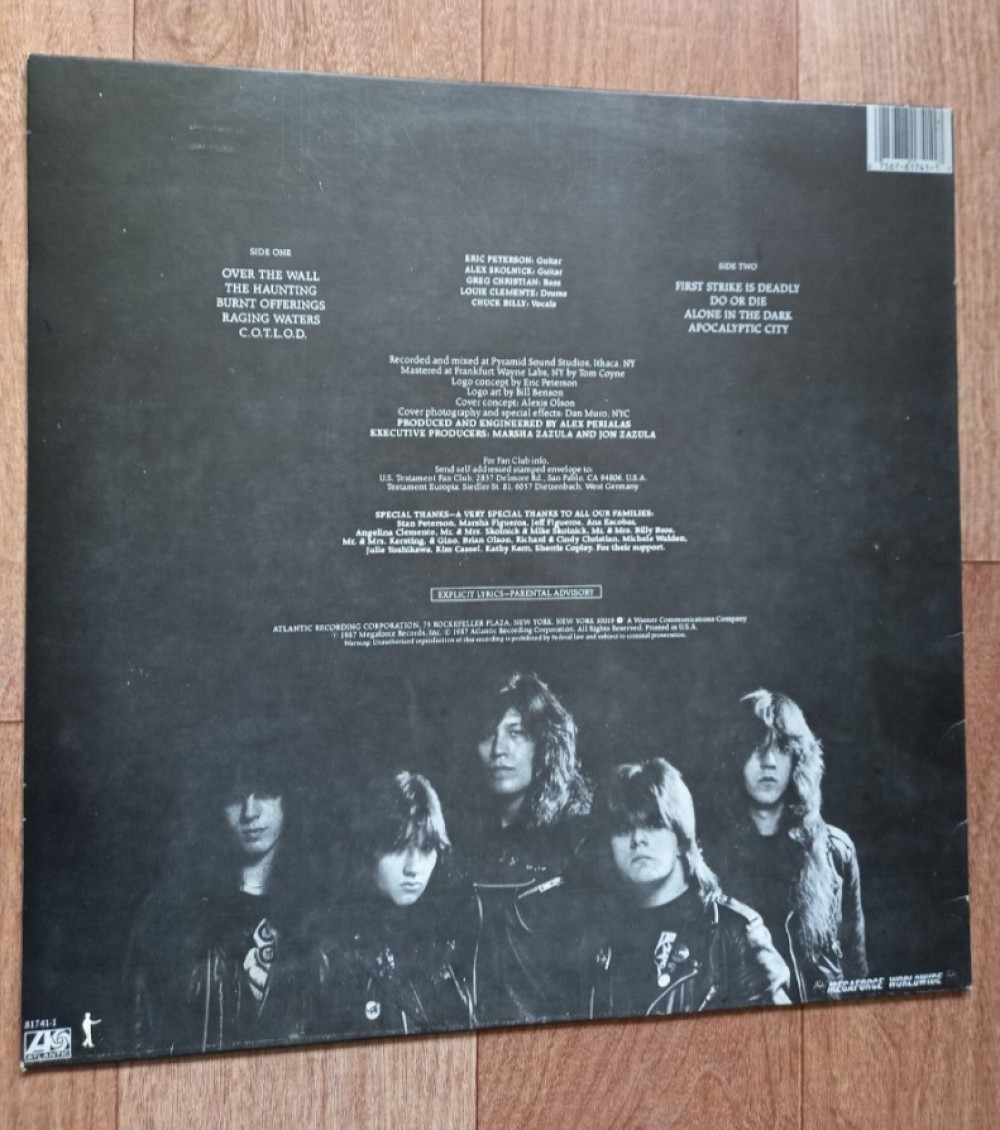 Testament - The Legacy Vinyl Photo | Metal Kingdom