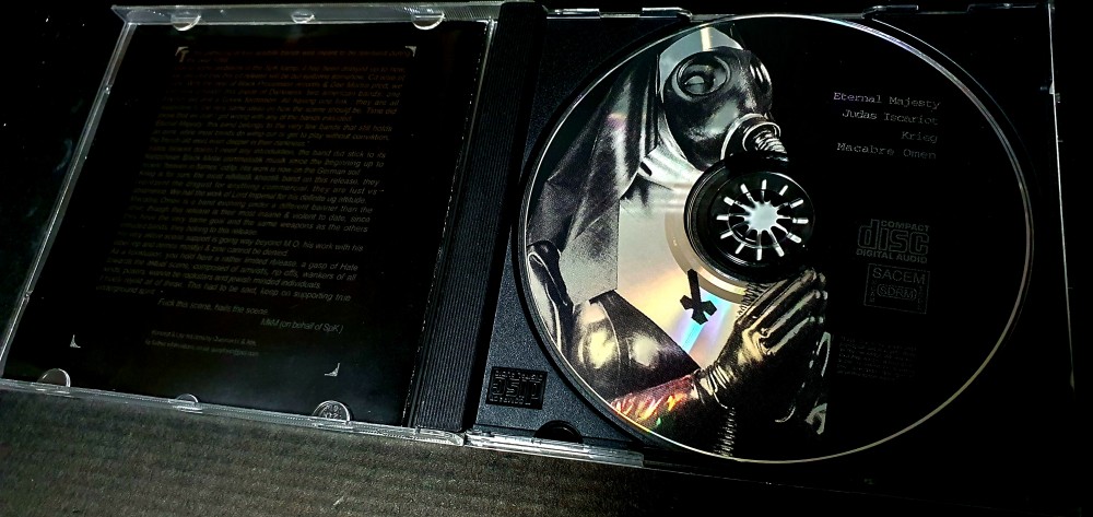 Judas Iscariot / Krieg / Eternal Majesty / Macabre Omen - None Shall Escape the Wrath CD Photo