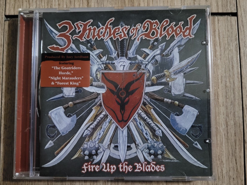 3 Inches Of Blood - Fire Up the Blades CD Photo
