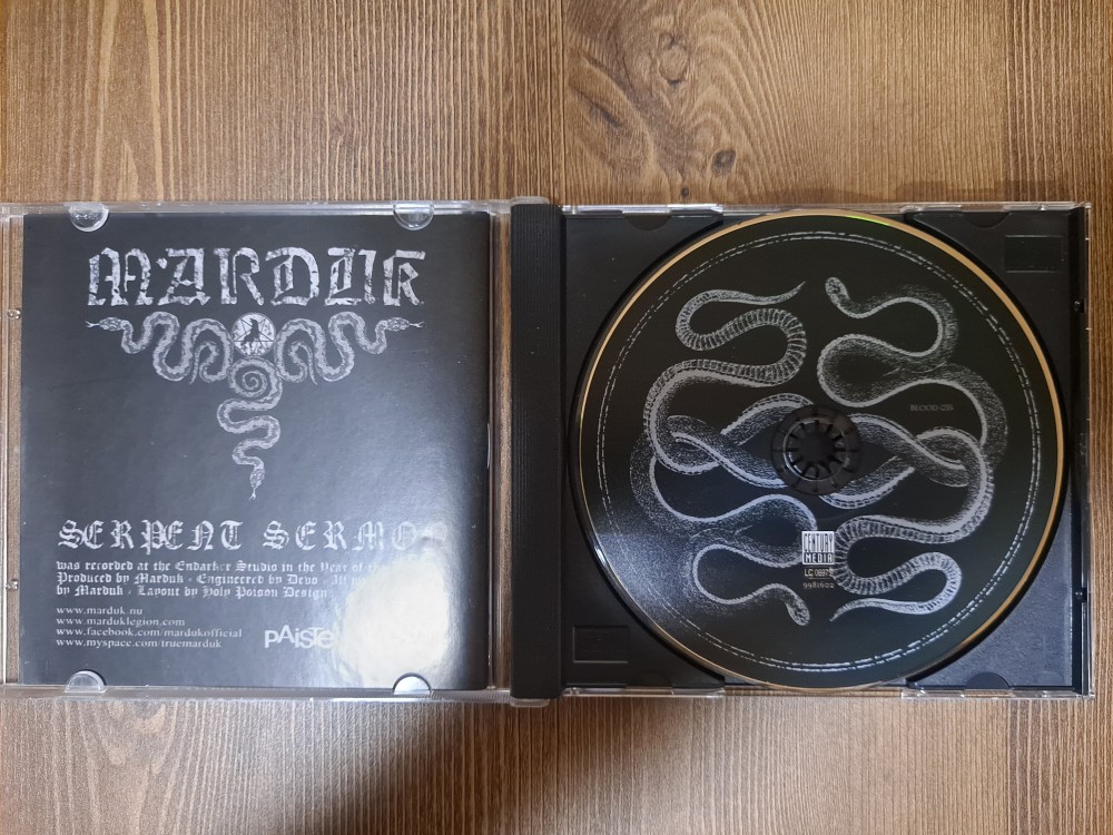 Marduk - Serpent Sermon CD Photo
