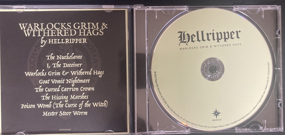 Hellripper - Warlocks Grim & Withered Hags CD Photo