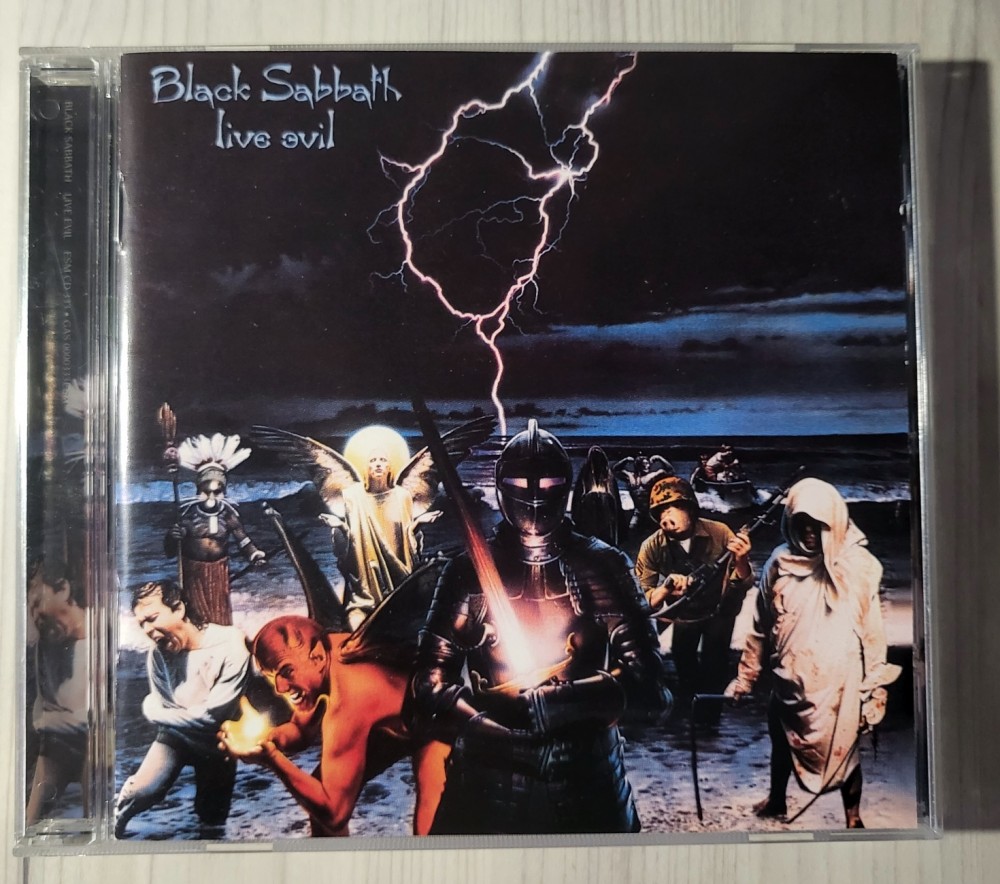 BLACK SABBATH Live Evil - Vintage vinyl album cover Stock Photo - Alamy
