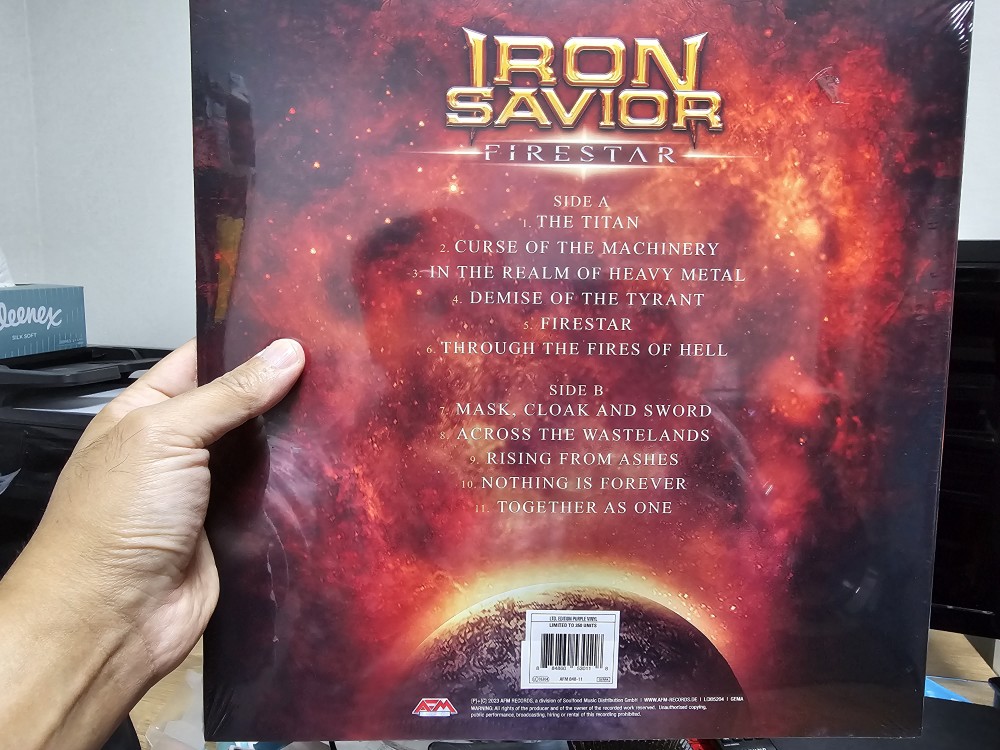 Iron Savior - Firestar Vinyl Photo