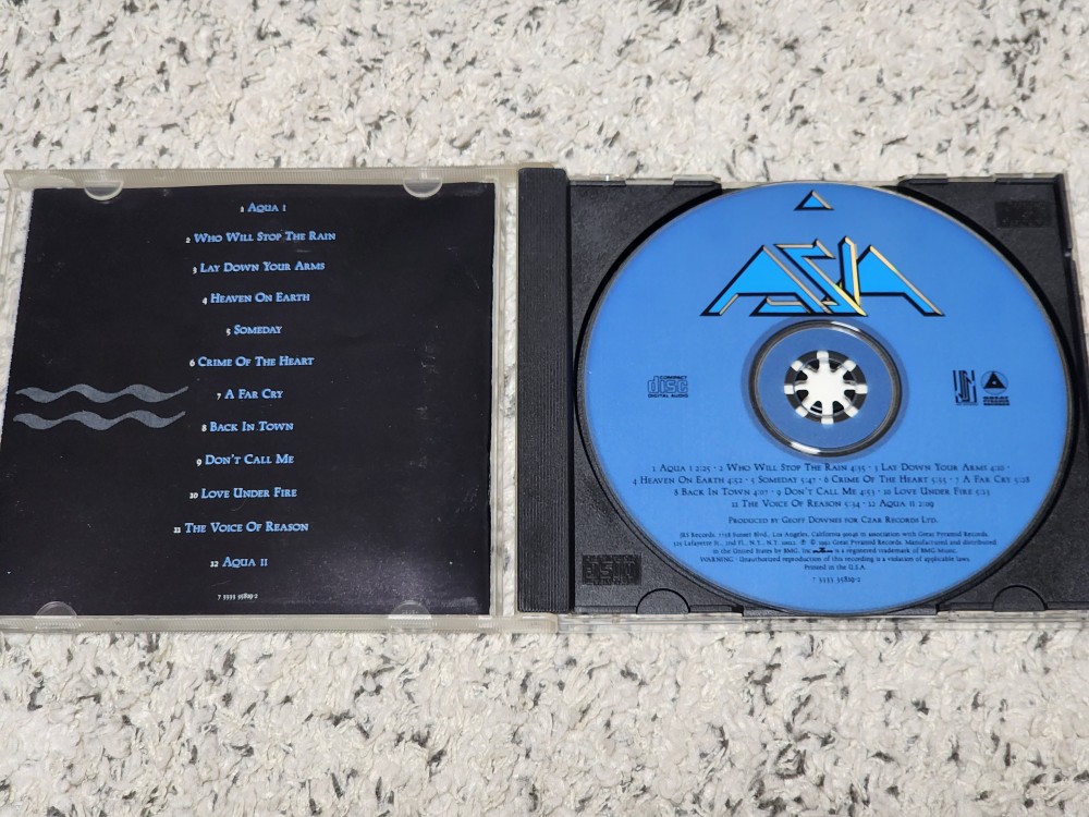 Asia - Aqua CD Photo