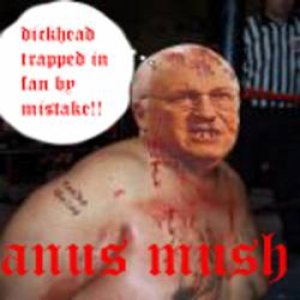 Anus Mush - Dickhead trapped in fan by mistake