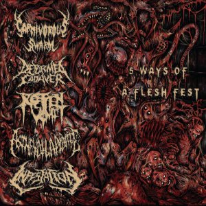 Carnivorous Swarm / Deformed Cadaver / Rotten Vomit / As They Dilapidate / Infestation - 5 Ways of a Flesh Fest
