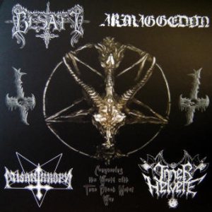 Misanthropy / Besatt / Inner Helvete / Armaggedon - Conquering the World with True Black Metal War