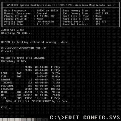 Master Boot Record - C​:​\​EDIT CONFIG​.​SYS