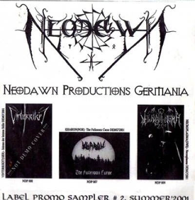 Necroplasma / Vinterriket / Kharon - Neodawn Productions Germania - Label Promo Sampler #2, Summer 2001