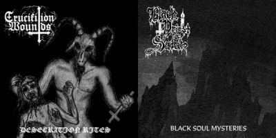 Black Priest Of Satan / Crucifixion Wounds - Desecration Rites / Black Soul Mysteries