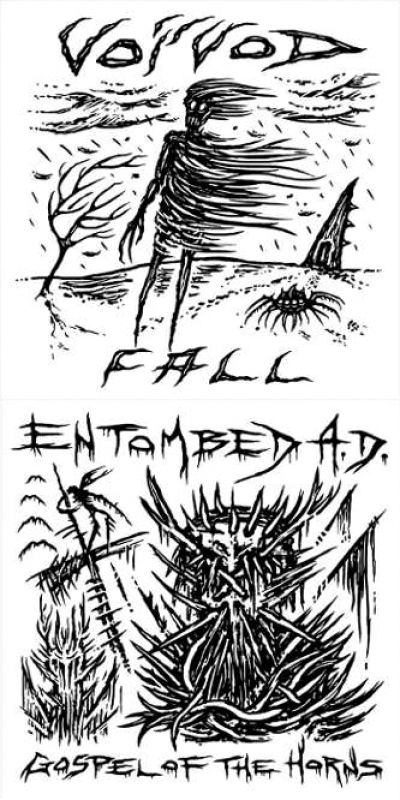 Voivod / Entombed A.D. - Fall / Gospel of the Horns
