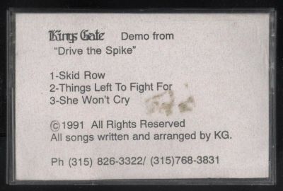 King's Gate - Demo From "Drive The Spike"