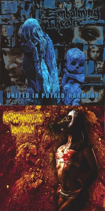Embalming Theatre / Necrocannibalistic Vomitorium - United in Putrid Harmony / Untitled