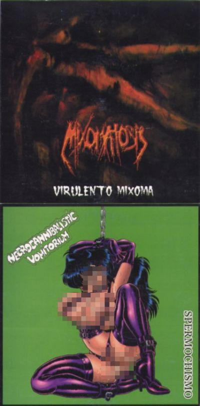 Mixomatosis / Necrocannibalistic Vomitorium - Virulento Mixoma / Spermochismo