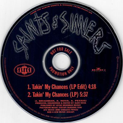 Saints & Sinners - Takin’ My Chances