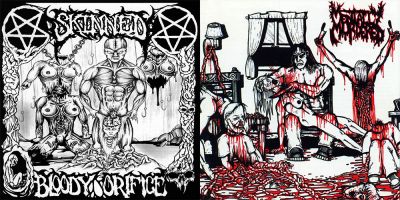 Mentally Murdered / Skinned - Bloody Orifice / Split of Sickness