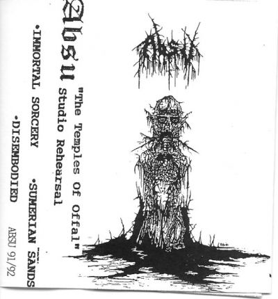 Absu - "The Temples of Offal" Studio Rehearsal