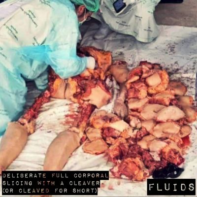 Fluids - Deliberate Full Corporal Slicing with a Cleaver