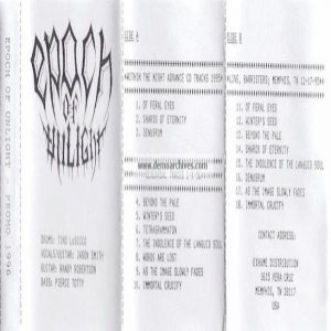 Epoch Of Unlight - Promo 1996