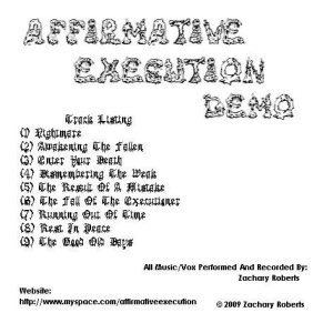 Affirmative Execution - Demo 2009