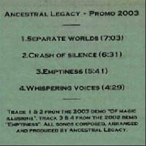 Ancestral Legacy - Promo CD