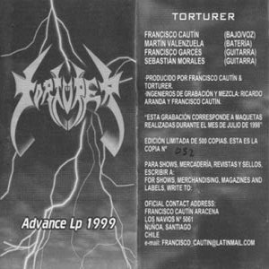 Torturer - Advance Lp 1999