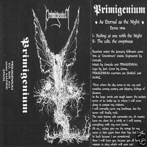 Primigenium - As Eternal as the Night