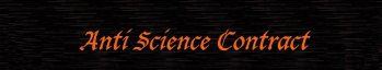 Anti Science Contract logo