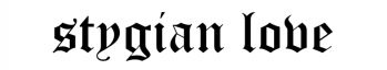 Stygian Love logo