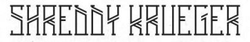 Shreddy Krueger logo