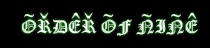 Order of Nine logo