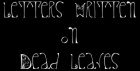 Letters Written on Dead Leaves logo